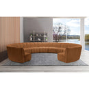  Manufacturer Color_Saddle -- Infinity 183" Saddle Velvet Upholstered 11 pc Modular Sectional IMAGE 2