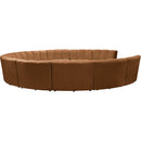 Manufacturer Color_Saddle -- Infinity 183" Saddle Velvet Upholstered 11 pc Modular Sectional IMAGE 3