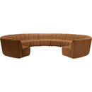  Manufacturer Color_Saddle -- Infinity 183" Saddle Velvet Upholstered 11 pc Modular Sectional IMAGE 4