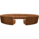  Manufacturer Color_Saddle -- Infinity 183" Saddle Velvet Upholstered 12 pc Modular Sectional IMAGE 5