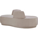  Manufacturer Color_Beige -- Meridian Argyle Fabric Chaise IMAGE 5