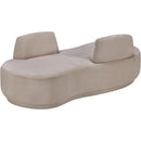  Manufacturer Color_Beige -- Meridian Argyle Fabric Chaise IMAGE 6