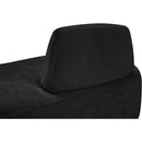  Manufacturer Color_Black -- Argyle Black Chenille Fabric Upholstered Chaise Lounge / Loveseat IMAGE 10