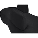  Manufacturer Color_Black -- Argyle Black Chenille Fabric Upholstered Chaise Lounge / Loveseat IMAGE 11