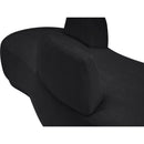 Meridian Argyle Black Chenille Fabric Chaise/Loveseat IMAGE 11
