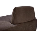 Manufacturer Color_Brown -- Argyle Brown Chenille Fabric Upholstered Chaise Lounge / Loveseat IMAGE 10