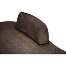  Manufacturer Color_Brown -- Argyle Brown Chenille Fabric Upholstered Chaise Lounge / Loveseat IMAGE 9