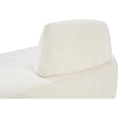  Manufacturer Color_Cream -- Argyle Cream Chenille Fabric Upholstered Chaise Lounge / Loveseat IMAGE 10