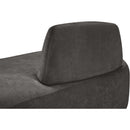  Manufacturer Color_Grey -- Argyle Grey Chenille Fabric Upholstered Chaise Lounge / Loveseat IMAGE 10