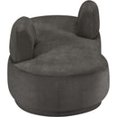  Manufacturer Color_Grey -- Argyle Grey Chenille Fabric Upholstered Chaise Lounge / Loveseat IMAGE 4