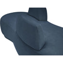  Manufacturer Color_Light Blue -- Argyle Light Blue Chenille Fabric Upholstered Chaise Lounge / Loveseat IMAGE 11