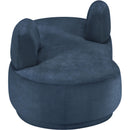  Manufacturer Color_Light Blue -- Argyle Light Blue Chenille Fabric Upholstered Chaise Lounge / Loveseat IMAGE 4