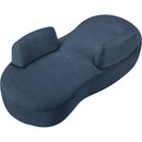  Manufacturer Color_Light Blue -- Argyle Light Blue Chenille Fabric Upholstered Chaise Lounge / Loveseat IMAGE 7