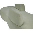  Manufacturer Color_Mint -- Argyle Mint Chenille Fabric Upholstered Chaise Lounge / Loveseat IMAGE 11