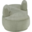  Manufacturer Color_Mint -- Argyle Mint Chenille Fabric Upholstered Chaise Lounge / Loveseat IMAGE 4