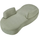  Manufacturer Color_Mint -- Argyle Mint Chenille Fabric Upholstered Chaise Lounge / Loveseat IMAGE 7