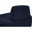  Manufacturer Color_Navy -- Argyle Navy Chenille Fabric Upholstered Chaise Lounge / Loveseat IMAGE 10