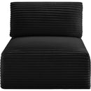  Manufacturer Color_Black -- Meridian Shaggy Stationary Fabric Chair IMAGE 3