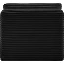  Manufacturer Color_Black -- Meridian Shaggy Stationary Fabric Chair IMAGE 5