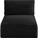  Manufacturer Color_Black -- Meridian Shaggy Stationary Fabric Chair IMAGE 6