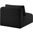  Manufacturer Color_Black -- Meridian Shaggy Stationary Fabric Chair IMAGE 7