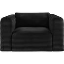  Manufacturer Color_Black -- Meridian Shaggy Stationary Fabric Chair IMAGE 3