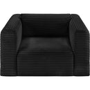  Manufacturer Color_Black -- Meridian Shaggy Stationary Fabric Chair IMAGE 6
