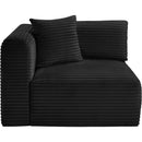  Manufacturer Color_Black -- Meridian Shaggy Stationary Fabric Chair IMAGE 3