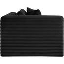  Manufacturer Color_Black -- Meridian Shaggy Stationary Fabric Chair IMAGE 5
