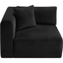  Manufacturer Color_Black -- Meridian Shaggy Stationary Fabric Chair IMAGE 6