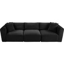  Manufacturer Color_Black -- Meridian Shaggy Stationary Fabric Sofa IMAGE 6