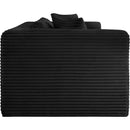  Manufacturer Color_Black -- Meridian Shaggy Stationary Fabric Sofa IMAGE 4