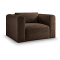  Manufacturer Color_Brown -- Shaggy Brown Corduroy Performance Fabric Upholstered Accent Chair IMAGE 1