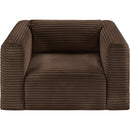  Manufacturer Color_Brown -- Shaggy Brown Corduroy Performance Fabric Upholstered Accent Chair IMAGE 6