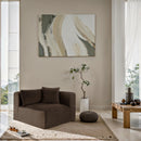 Manufacturer Color_Brown -- Shaggy Brown Corduroy Performance Fabric Upholstered Modular Corner Chair IMAGE 2