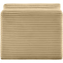  Manufacturer Color_Camel -- Shaggy Camel Corduroy Performance Fabric Upholstered Modular Armless Chair IMAGE 5