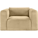  Manufacturer Color_Camel -- Shaggy Camel Corduroy Performance Fabric Upholstered Accent Chair IMAGE 3