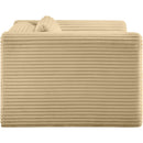  Manufacturer Color_Camel -- Shaggy Camel Corduroy Performance Fabric Upholstered Accent Chair IMAGE 4