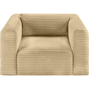  Manufacturer Color_Camel -- Shaggy Camel Corduroy Performance Fabric Upholstered Accent Chair IMAGE 6