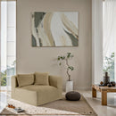  Manufacturer Color_Camel -- Shaggy Camel Corduroy Performance Fabric Upholstered Modular Corner Chair IMAGE 2