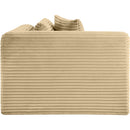  Manufacturer Color_Camel -- Shaggy Camel Corduroy Performance Fabric Upholstered Modular Corner Chair IMAGE 5