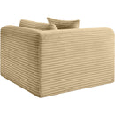  Manufacturer Color_Camel -- Shaggy Camel Corduroy Performance Fabric Upholstered Modular Corner Chair IMAGE 7