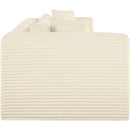  Manufacturer Color_Cream -- Shaggy 140" Cream Corduroy Performance Fabric Upholstered 4 pc Modular Sofa IMAGE 4