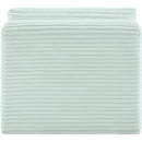 Meridian Shaggy Mint Corduroy Performance Fabric Armless Chair IMAGE 5