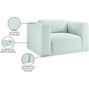  Manufacturer Color_Mint -- Shaggy Mint Corduroy Performance Fabric Upholstered Accent Chair IMAGE 10