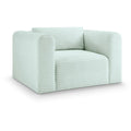  Manufacturer Color_Mint -- Shaggy Mint Corduroy Performance Fabric Upholstered Accent Chair IMAGE 1