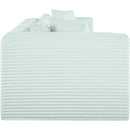 Meridian Shaggy Mint Corduroy Performance Fabric Modular Sofa IMAGE 4