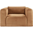  Manufacturer Color_Saddle -- Shaggy Saddle Corduroy Performance Fabric Upholstered Accent Chair IMAGE 3