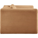  Manufacturer Color_Saddle -- Shaggy Saddle Corduroy Performance Fabric Upholstered Accent Chair IMAGE 4