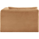  Manufacturer Color_Saddle -- Shaggy Saddle Corduroy Performance Fabric Upholstered Chaise Lounge IMAGE 4